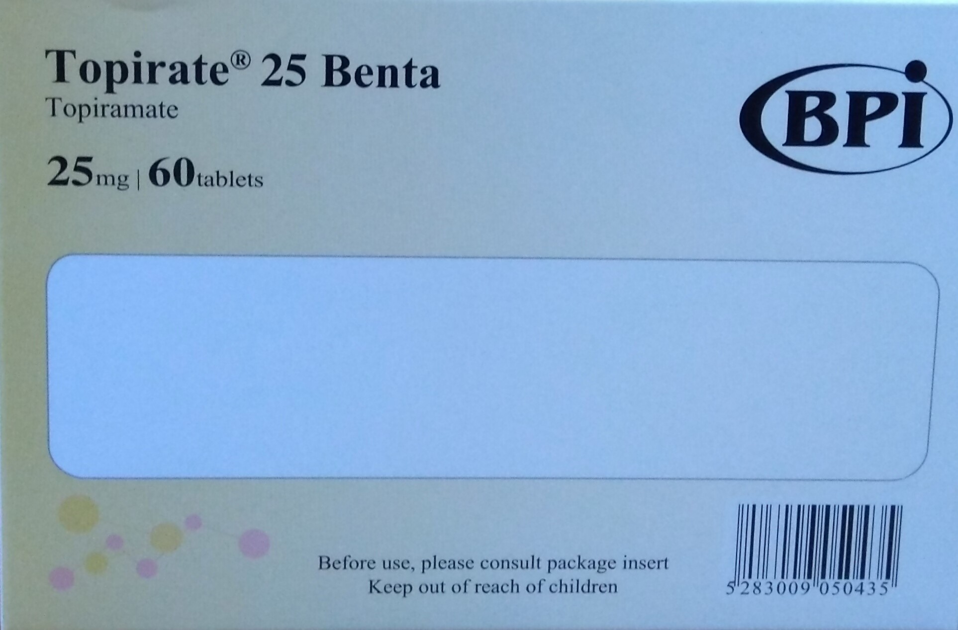 Topirate Benta 25mg